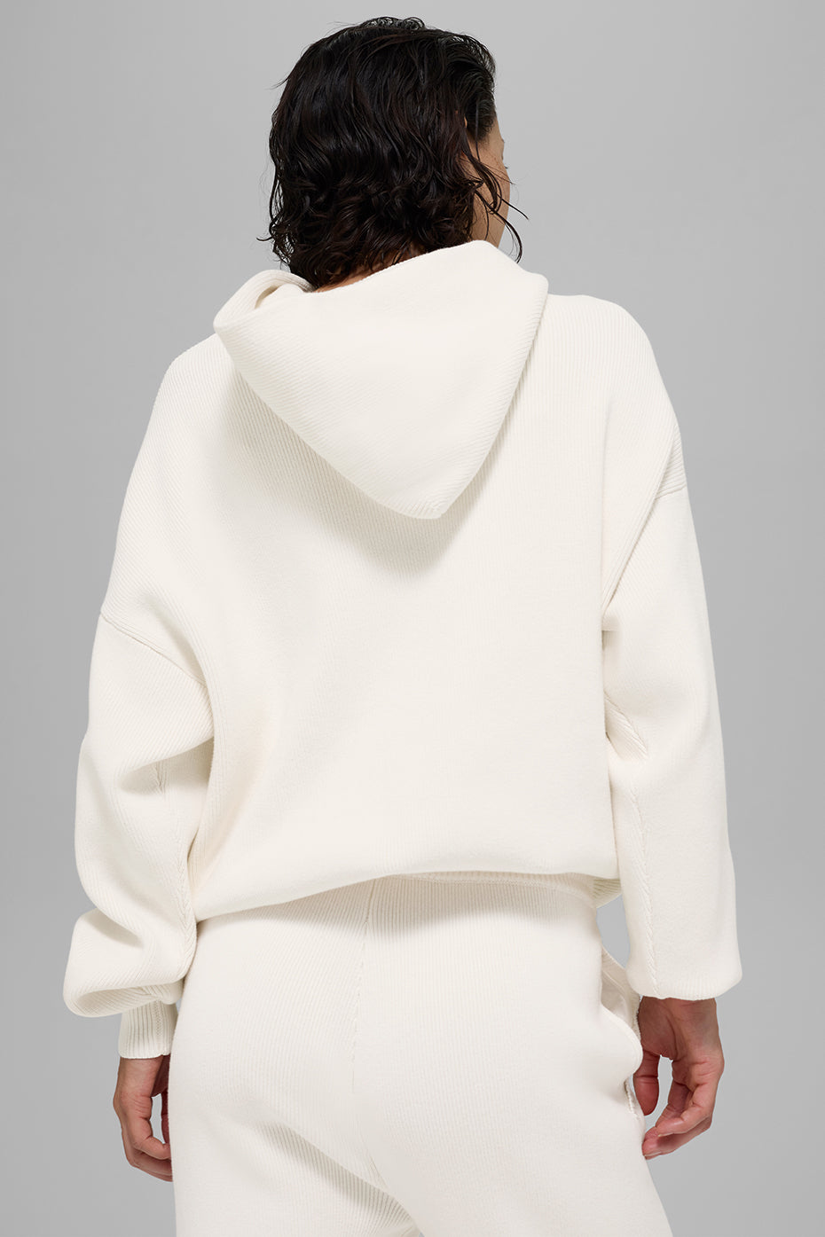 Scholar Hooded Sweater - Ivory image 2