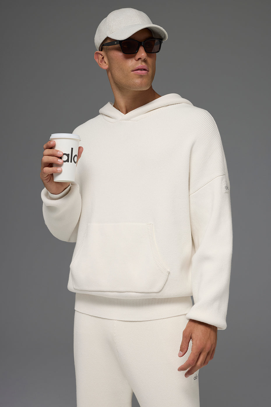 Scholar Hooded Sweater - Ivory image 4
