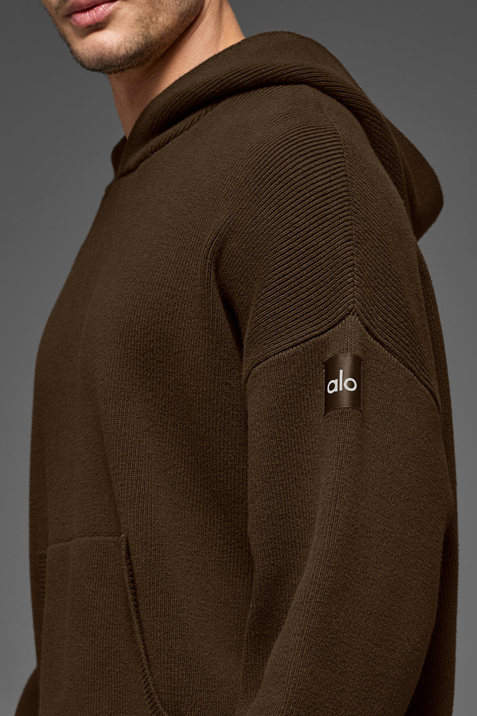 Scholar Hooded Sweater - Espresso image 4