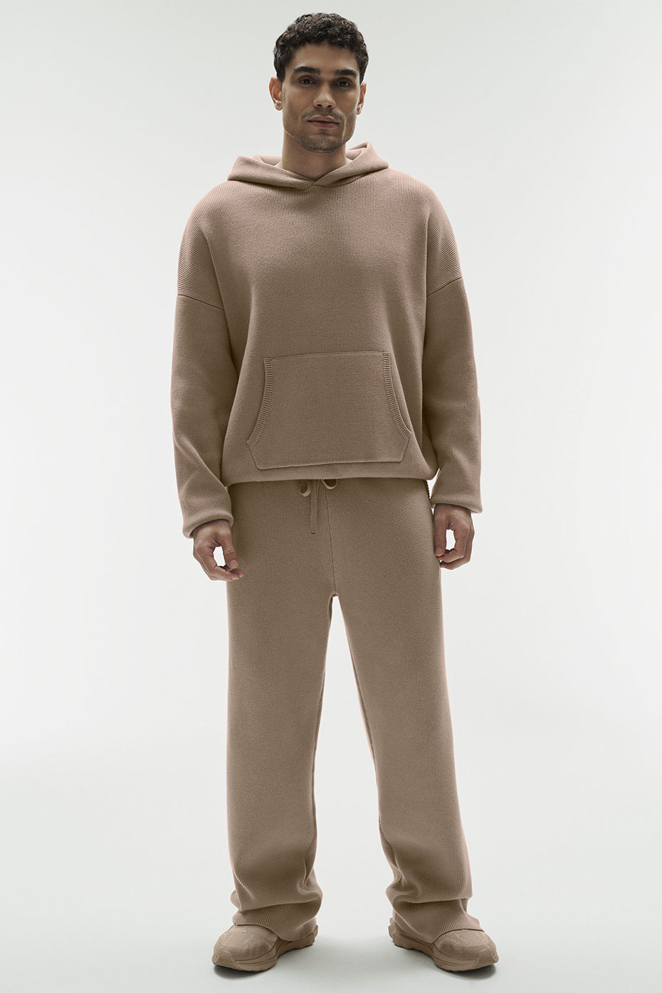 Scholar Hooded Sweater - Gravel image 6