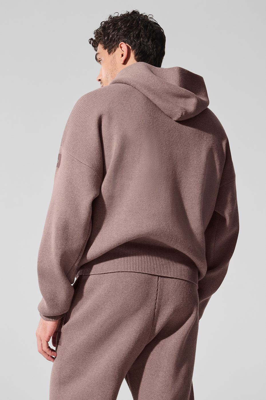 Scholar Hooded Sweater - Mushroom Heather image 2