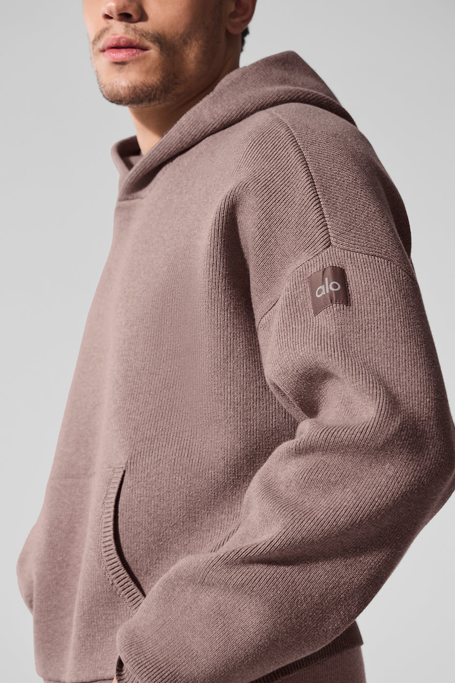 Scholar Hooded Sweater - Mushroom Heather image 4