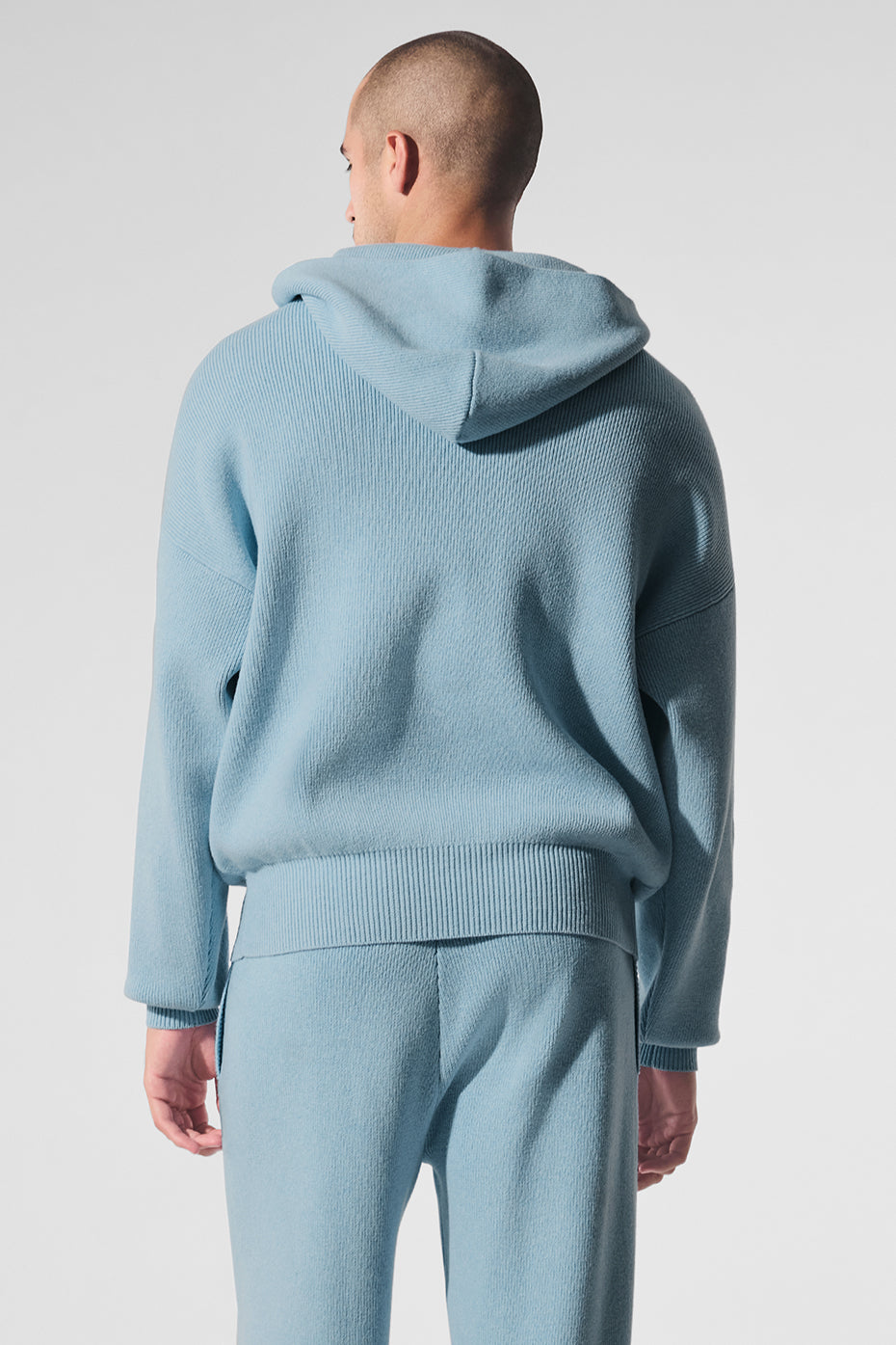 Scholar Hooded Sweater - Celestial Blue Heather image 2