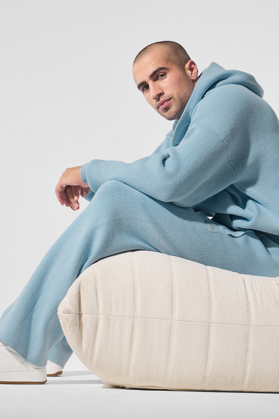Scholar Hooded Sweater - Celestial Blue Heather image 3
