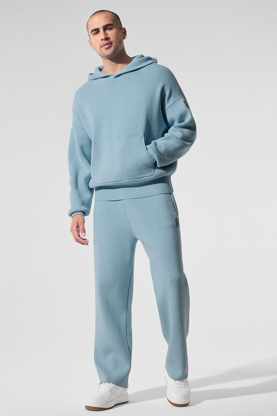 Scholar Hooded Sweater - Celestial Blue Heather image 4