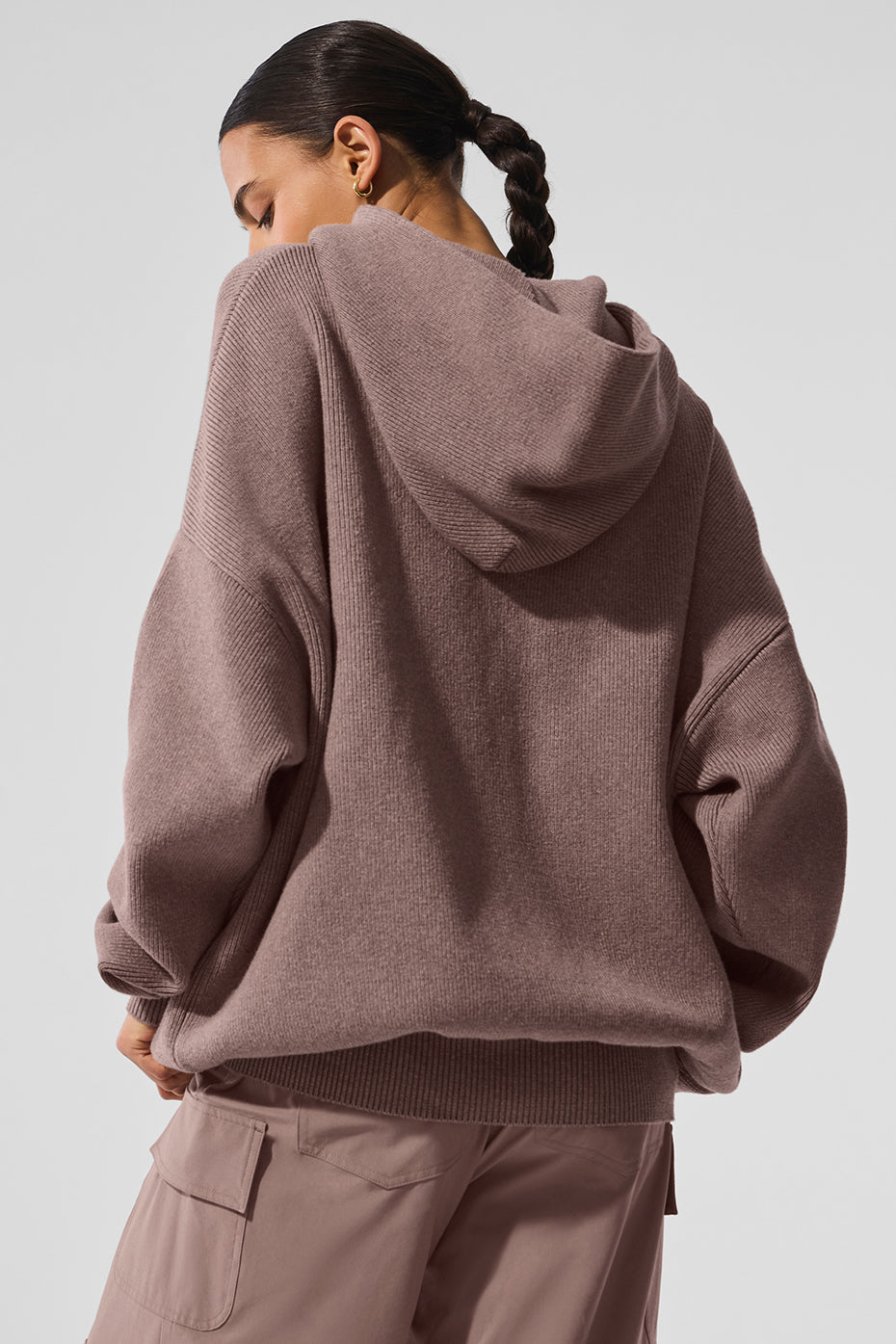 Scholar Hooded Sweater - Mushroom Heather image 2