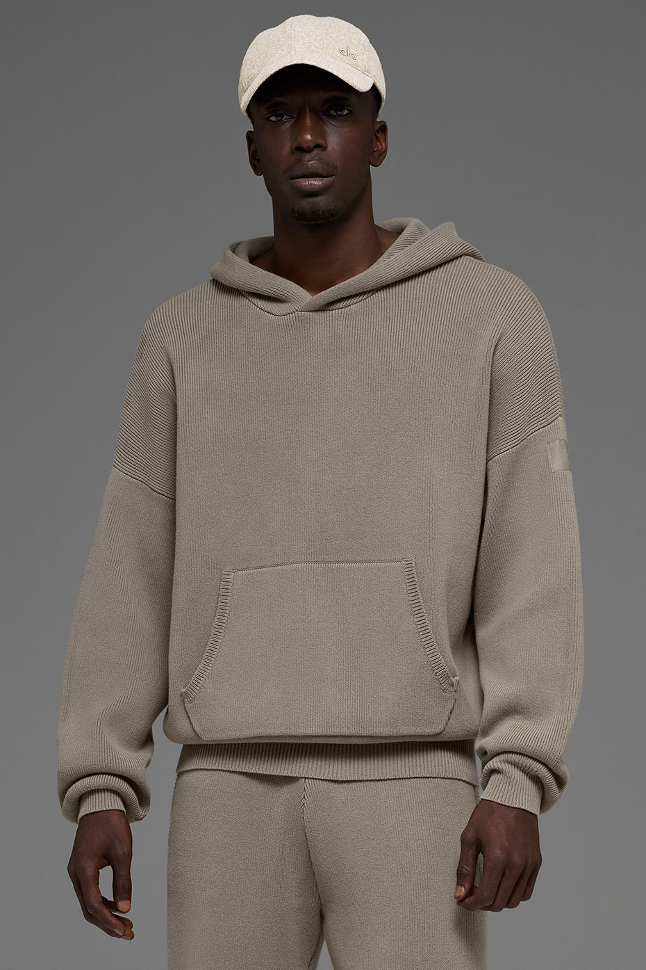 Scholar Hooded Sweater - Light Cocoa image 2
