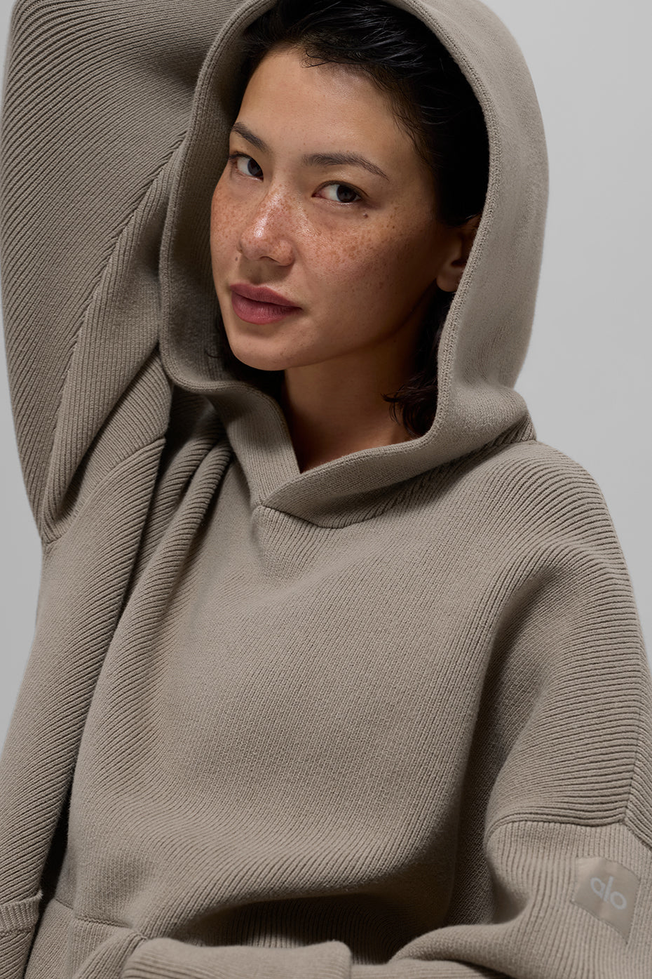 Scholar Hooded Sweater - Light Cocoa image 4