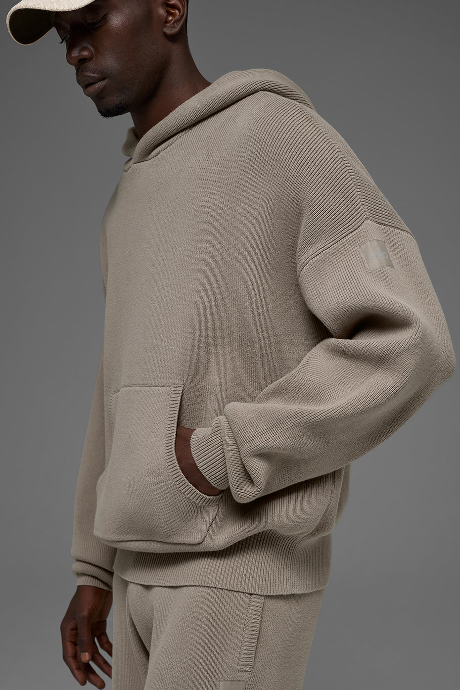 Scholar Hooded Sweater - Light Cocoa image 4