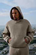 Scholar Hooded Sweater - Light Cocoa image 1