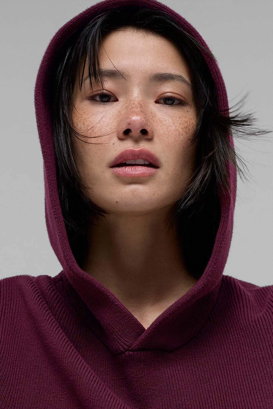 Scholar Hooded Sweater - Burgundy image 4