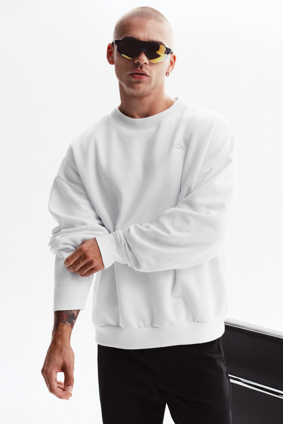 Accolade Crew Neck Pullover - White image 1