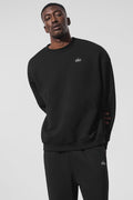 Accolade Crew Neck Pullover - Black image 1
