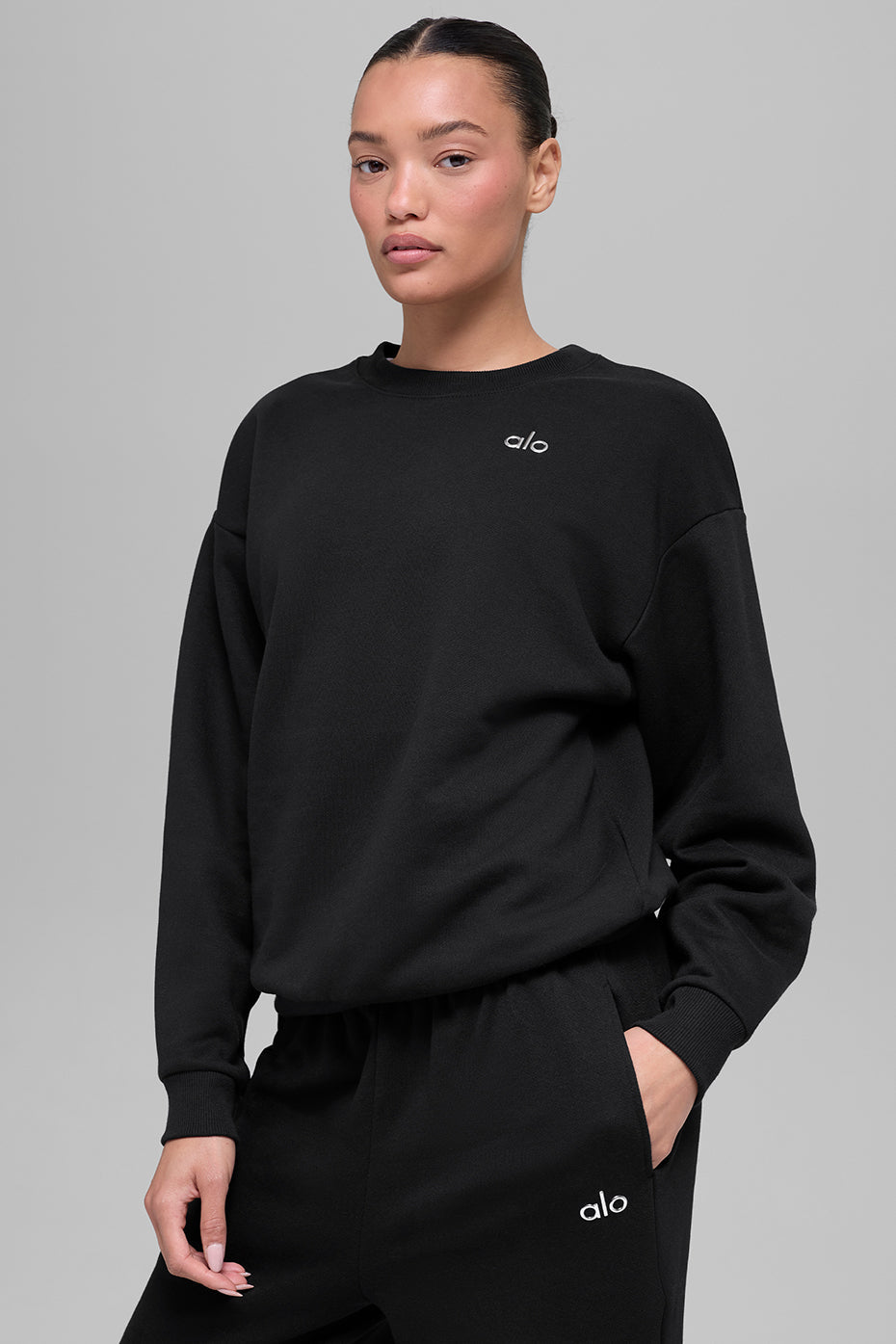 Accolade Crew Neck Pullover - Black image 4