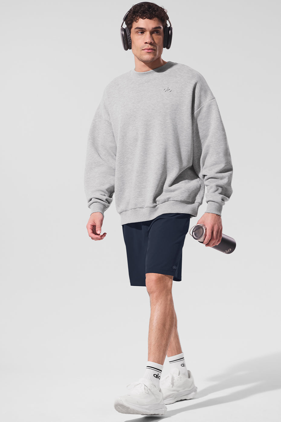 Accolade Crew Neck Pullover - Athletic Heather Grey image 1