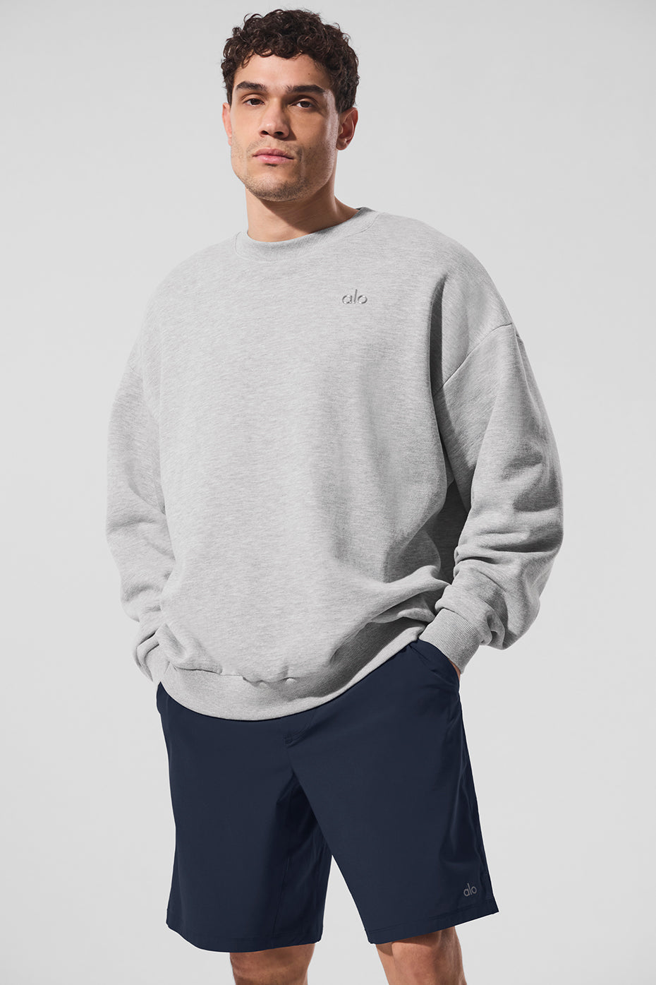 Accolade Crew Neck Pullover - Athletic Heather Grey image 3