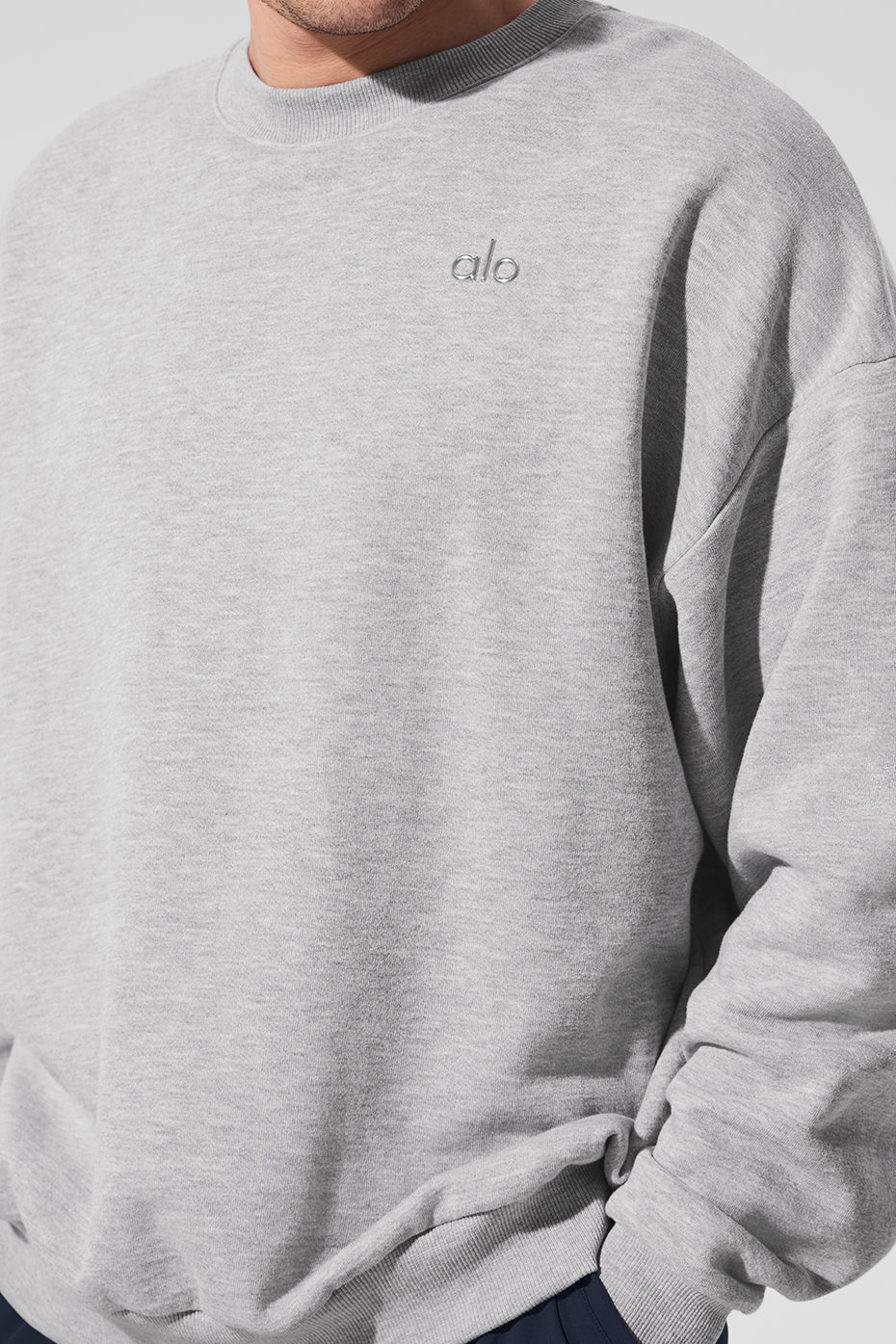 Accolade Crew Neck Pullover - Athletic Heather Grey image 2