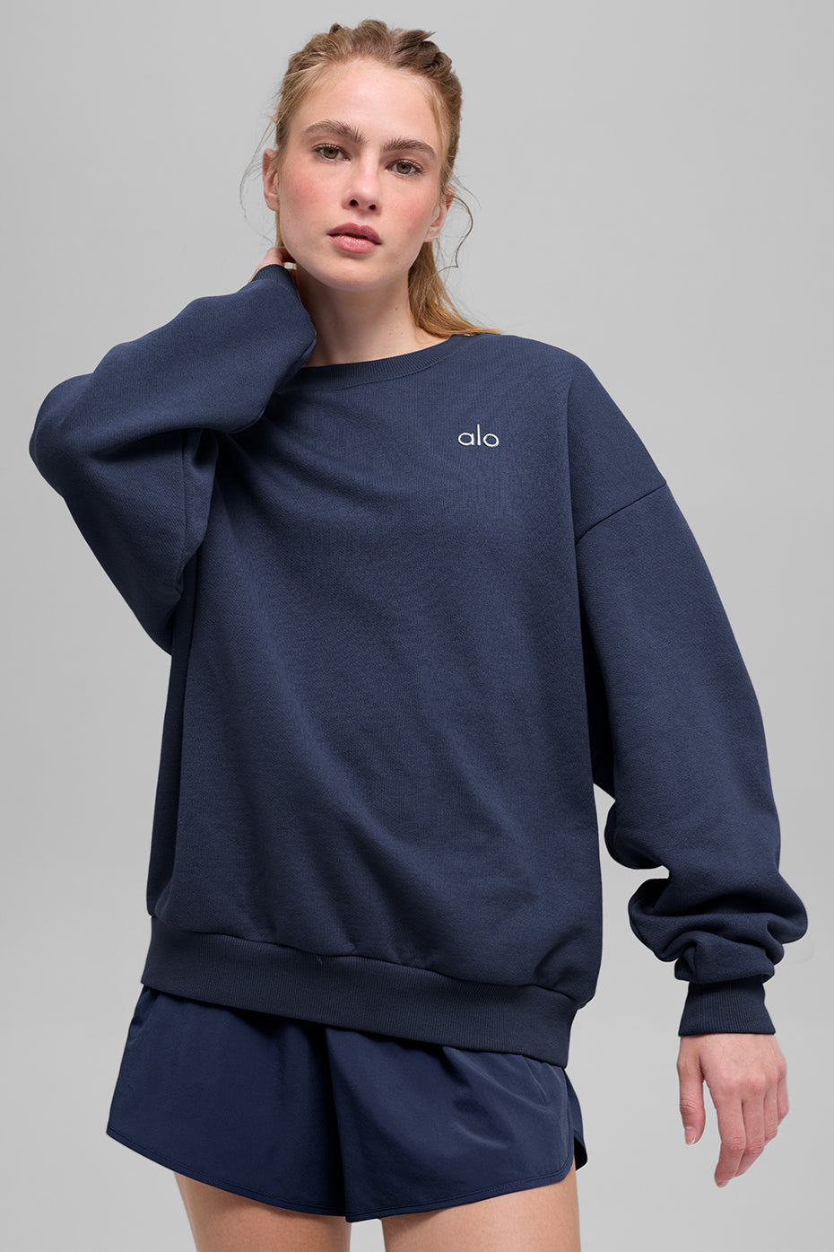 Accolade Crew Neck Pullover - Navy image 4