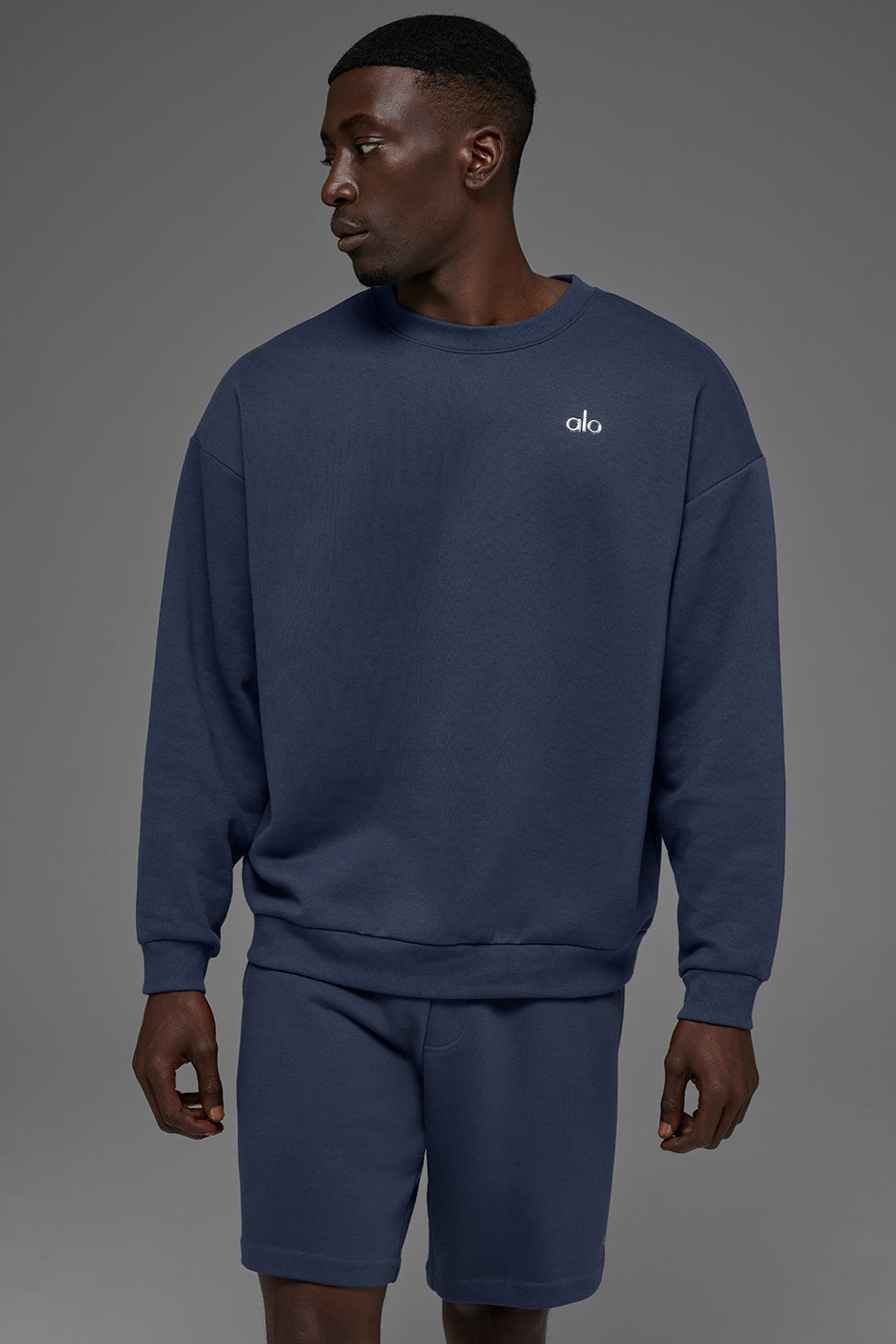 Accolade Crew Neck Pullover - Navy image 1