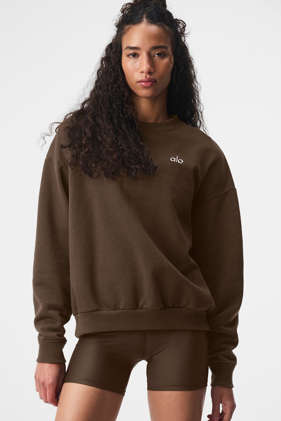 Accolade Crew Neck Pullover - Espresso image 3