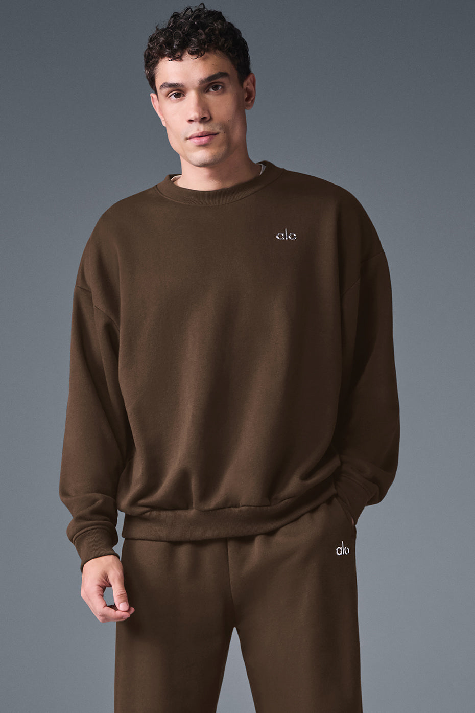 Accolade Crew Neck Pullover - Espresso image 2