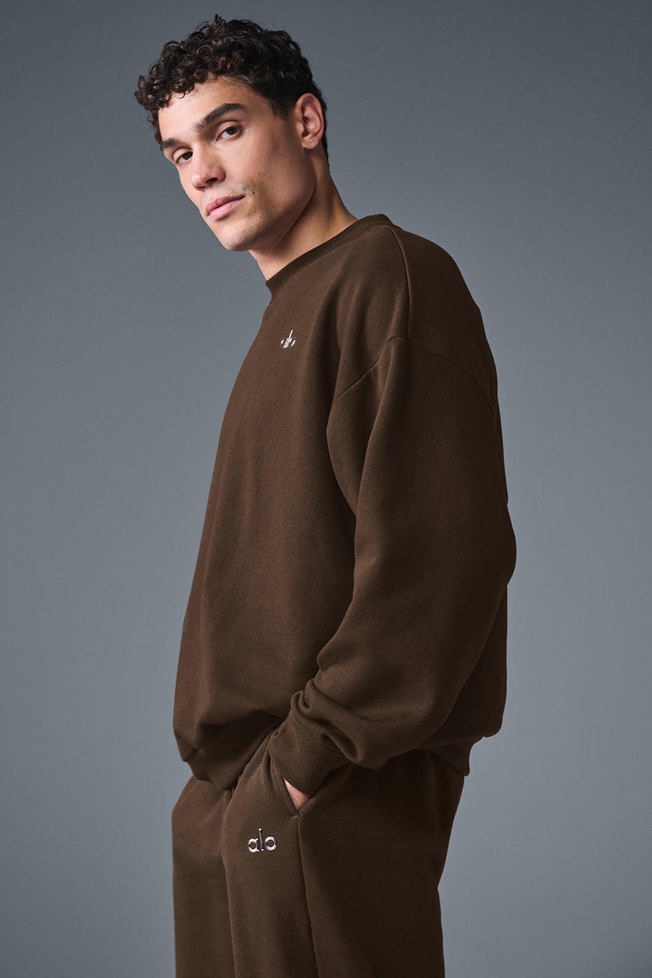 Accolade Crew Neck Pullover - Espresso image 4