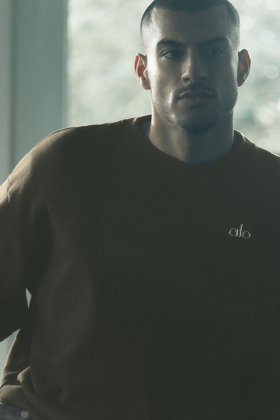 Accolade Crew Neck Pullover - Espresso image 1