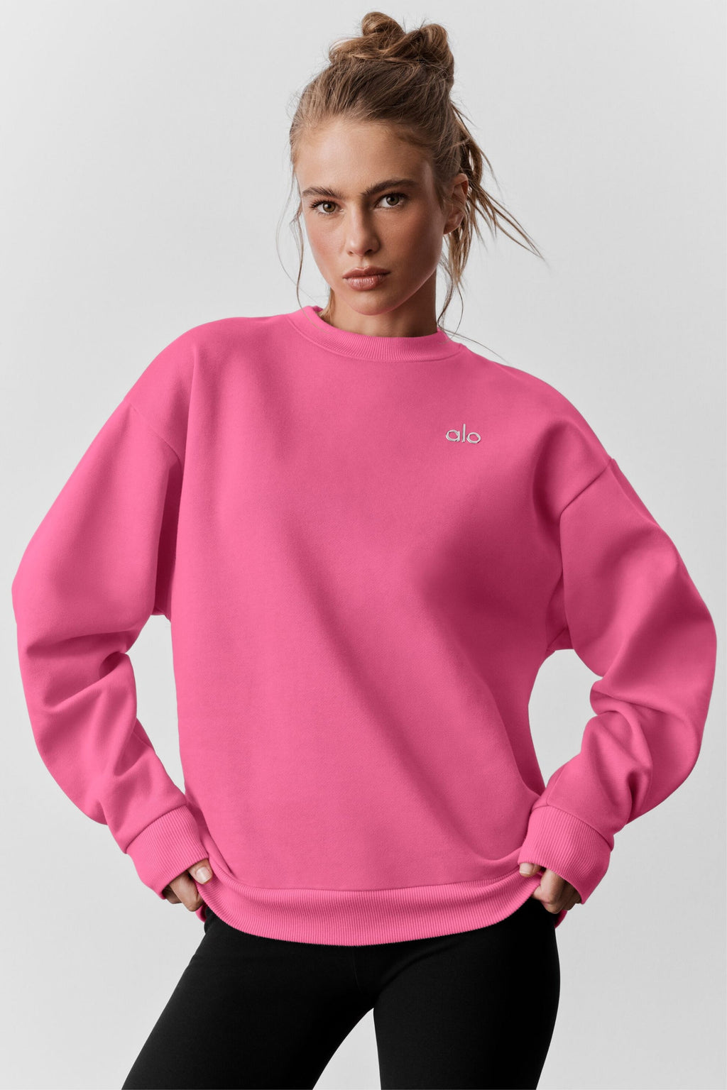 Accolade Crew Neck Pullover - Paradise Pink image 3
