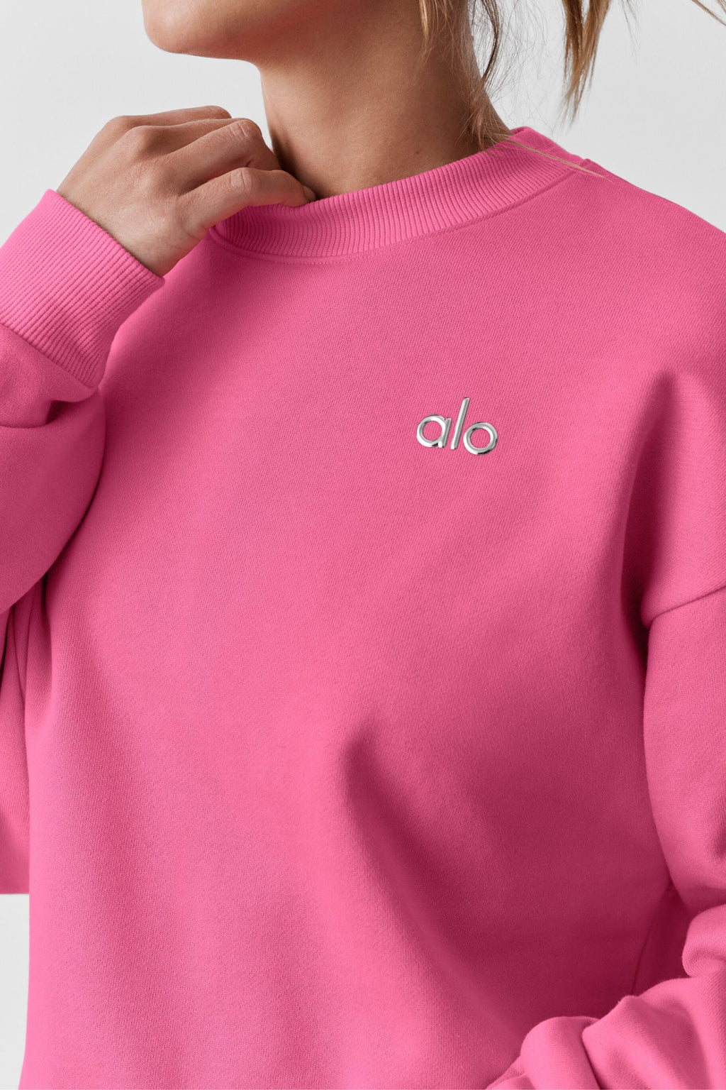 Accolade Crew Neck Pullover - Paradise Pink image 4