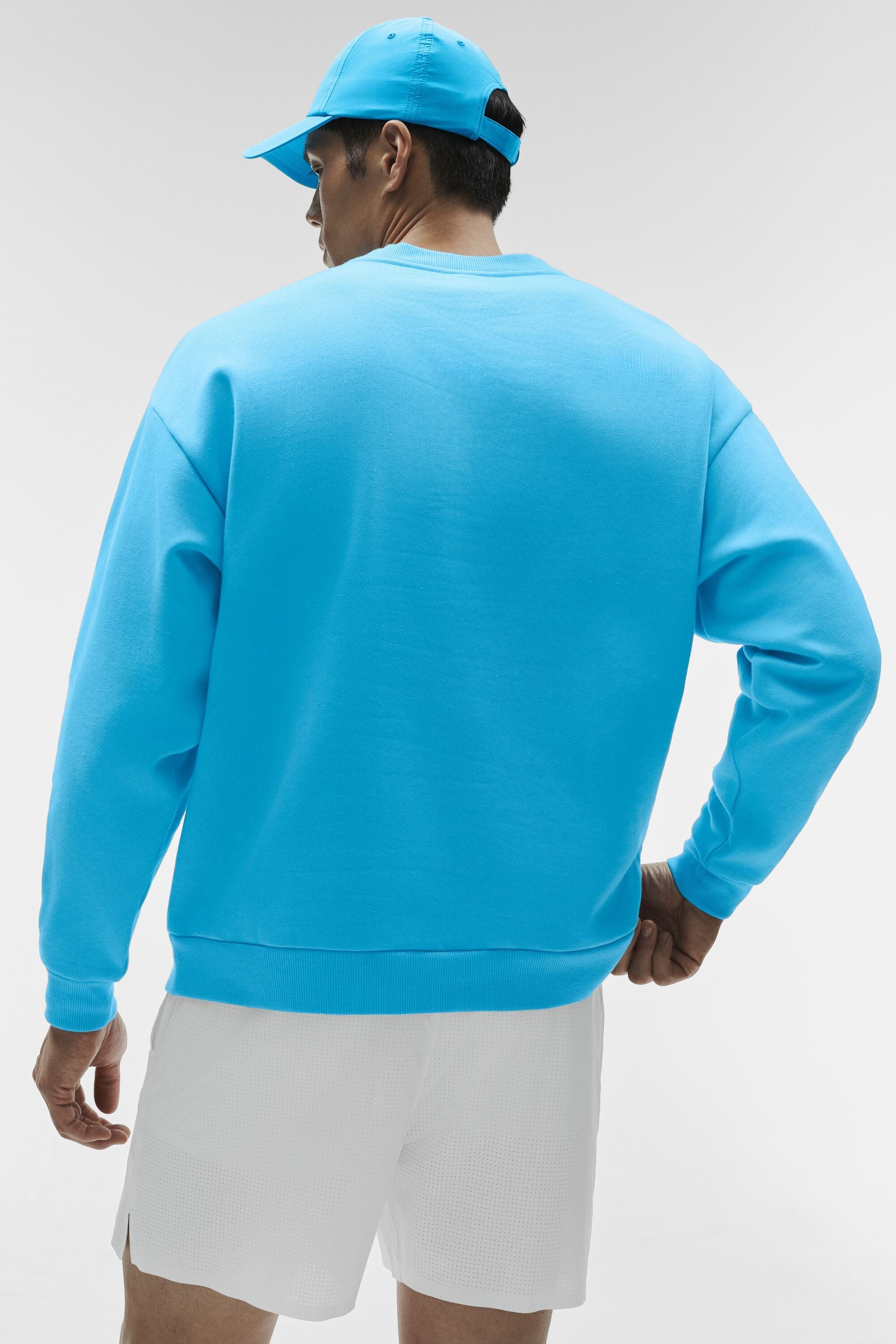 Accolade Crew Neck Pullover - Azure Blue image 2