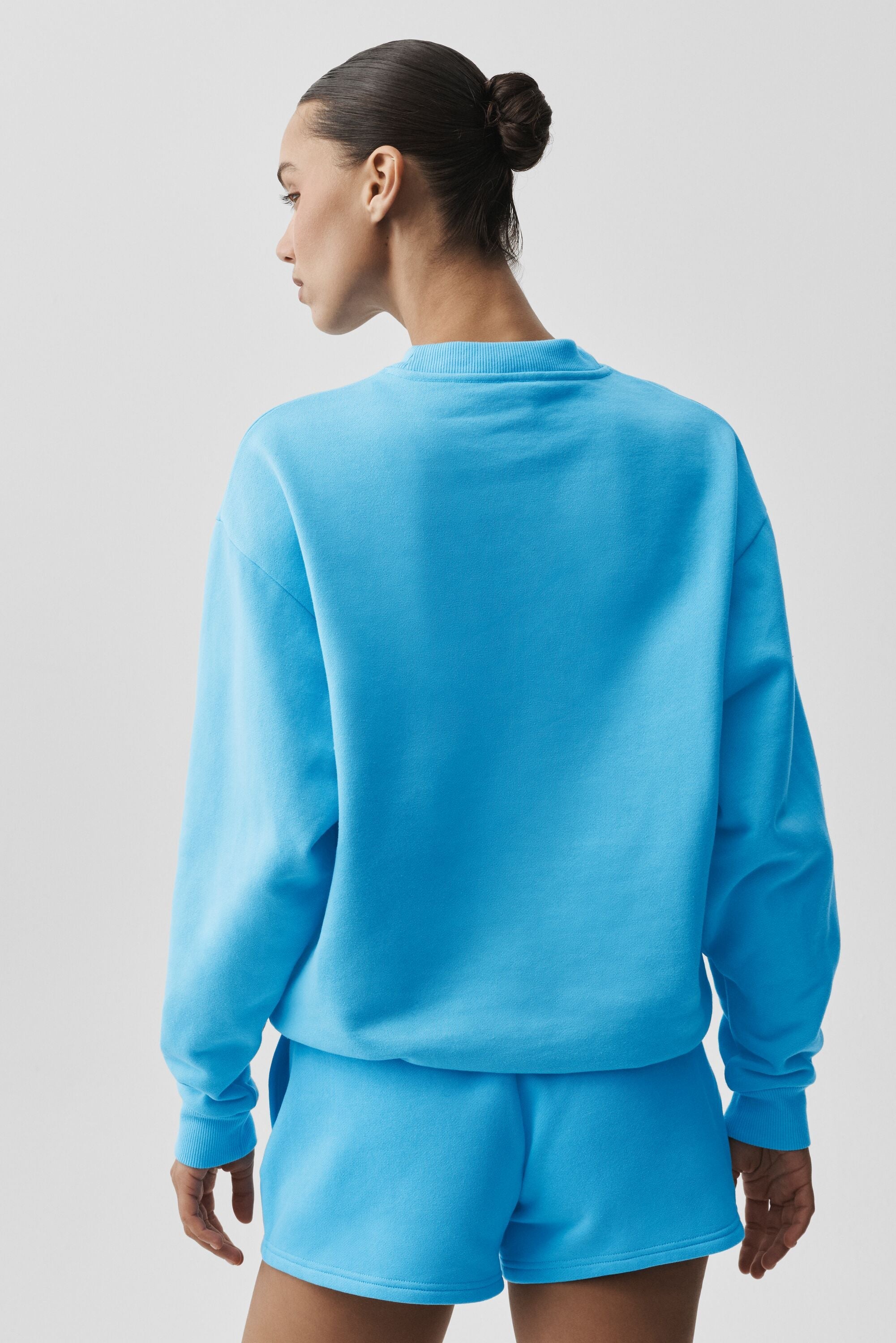 Accolade Crew Neck Pullover - Azure Blue image 3