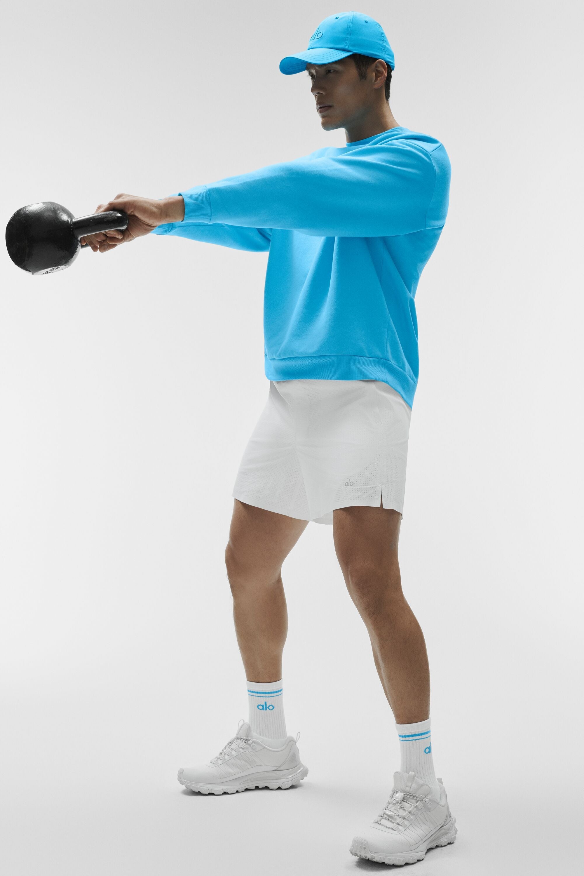 Accolade Crew Neck Pullover - Azure Blue image 5