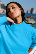 Accolade Crew Neck Pullover - Azure Blue image 1