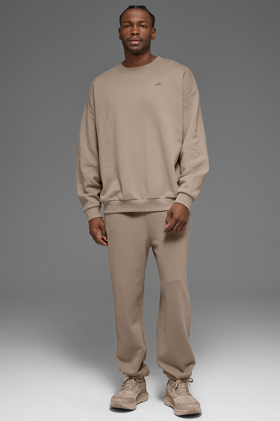 Accolade Crew Neck Pullover - Gravel image 3