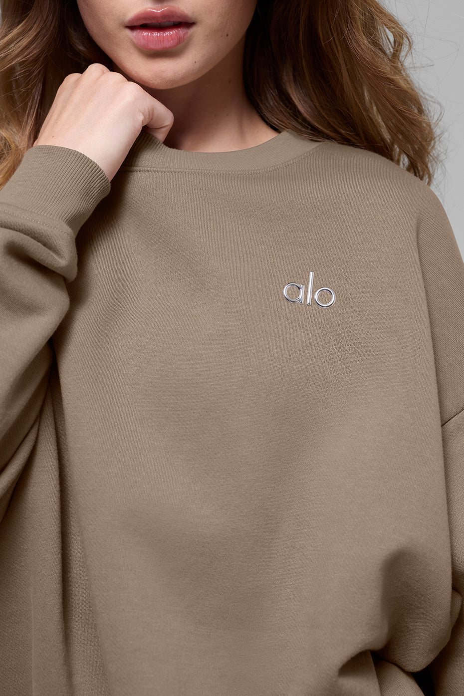 Accolade Crew Neck Pullover - Gravel image 6