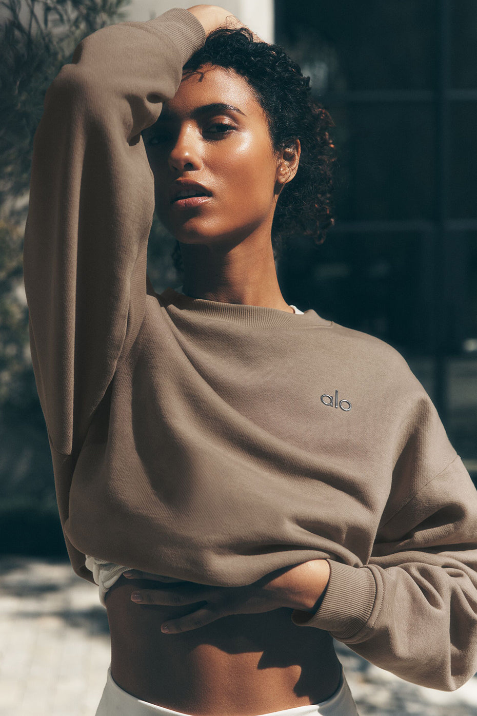 Accolade Crew Neck Pullover - Gravel image 1
