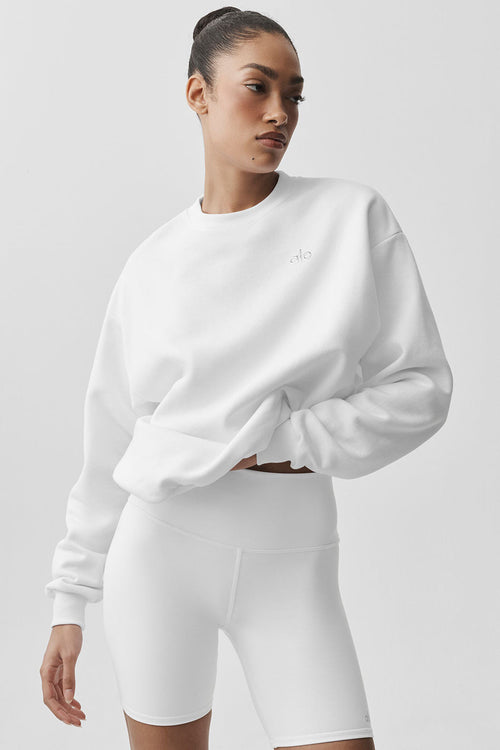 Accolade Crew Neck Pullover - White image 1