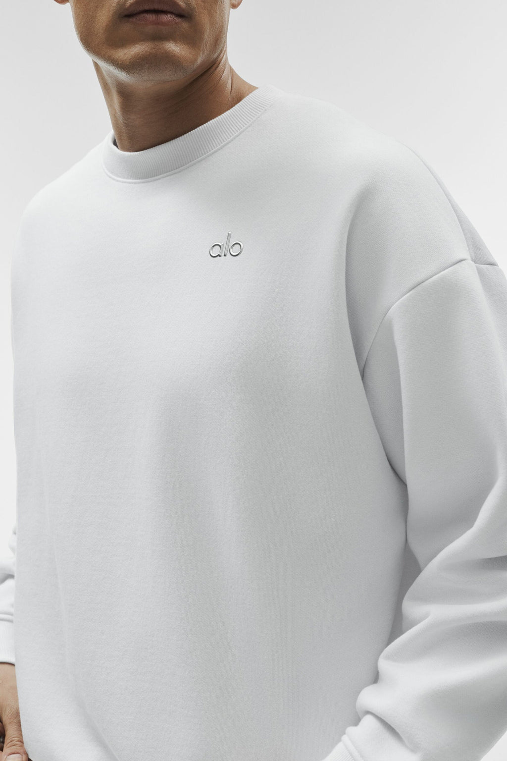 Accolade Crew Neck Pullover - White image 4