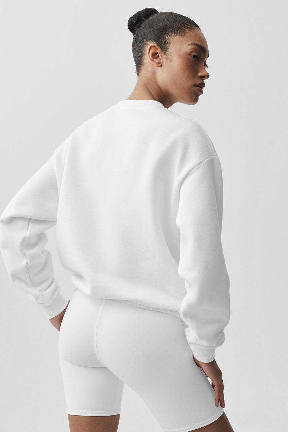 Accolade Crew Neck Pullover - White image 2