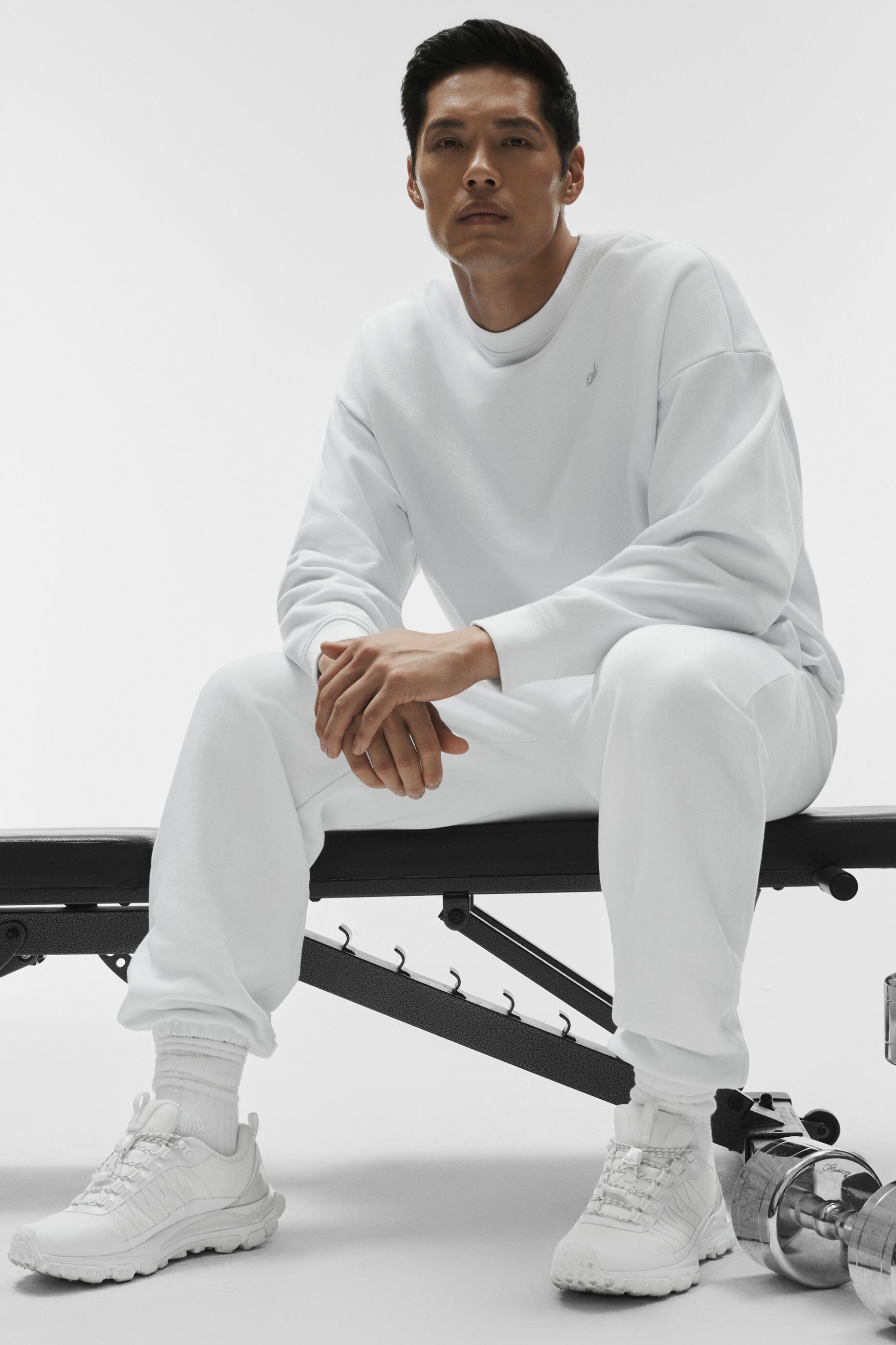 Accolade Crew Neck Pullover - White image 5