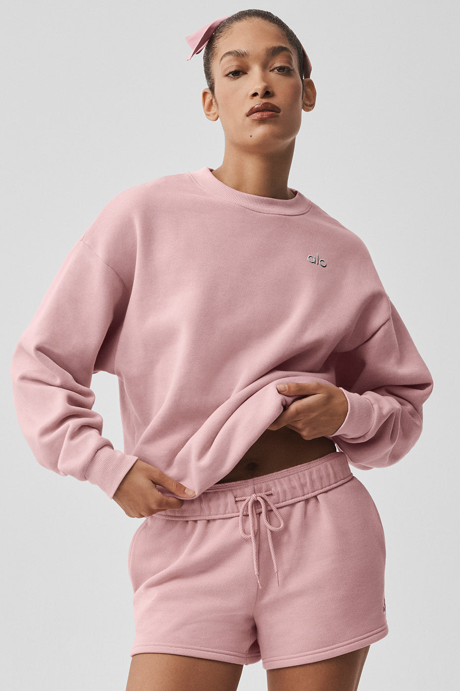 Accolade Crew Neck Pullover - Vintage Pink image 4