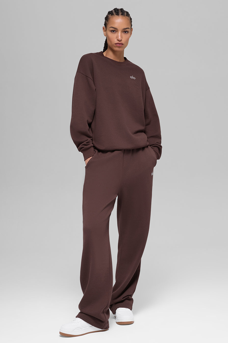 Accolade Crew Neck Pullover - Brownstone image 4