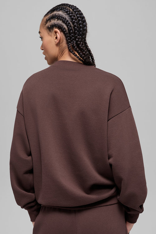 Accolade Crew Neck Pullover - Brownstone image 2