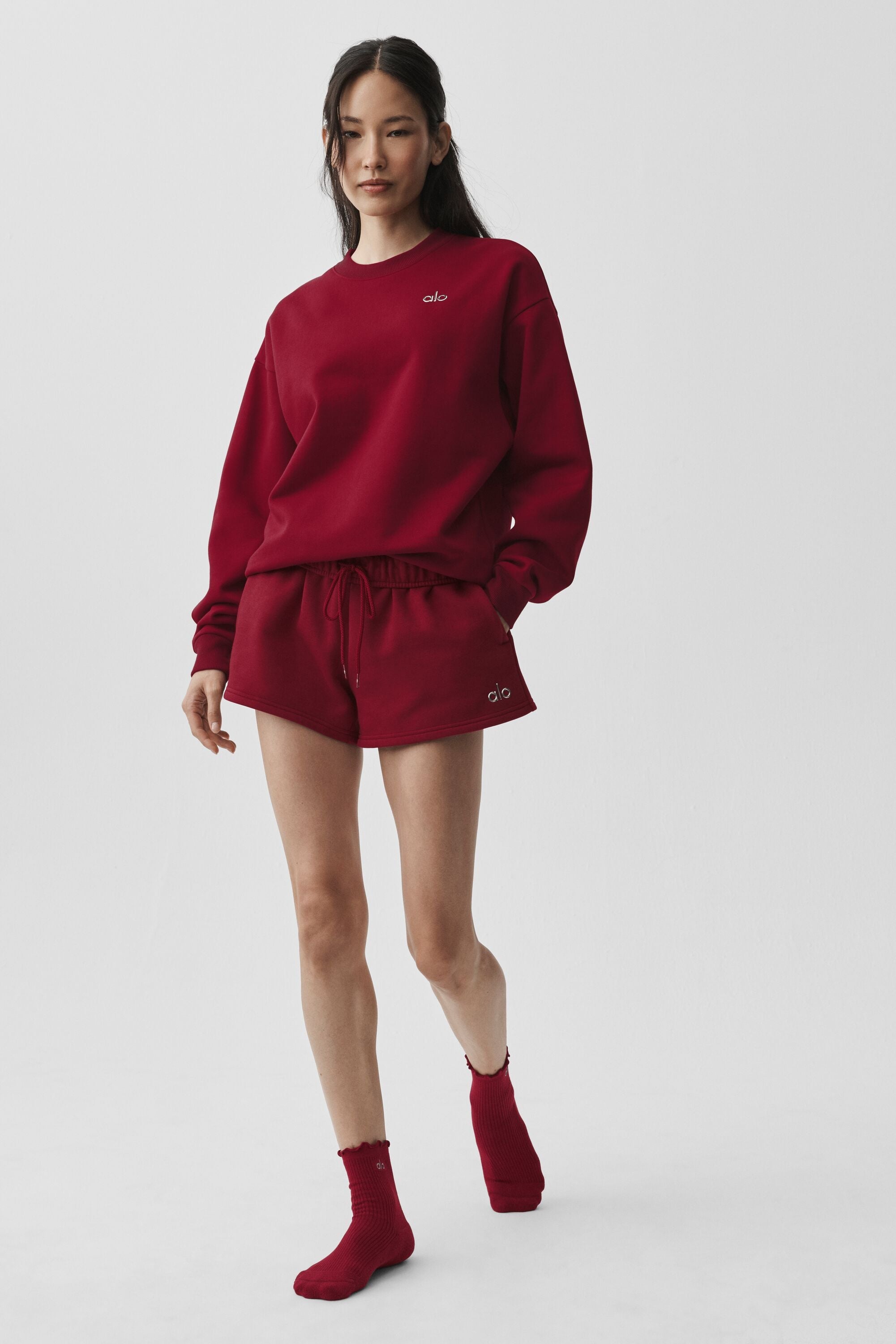 Accolade Crew Neck Pullover - Summer Romance Red image 5