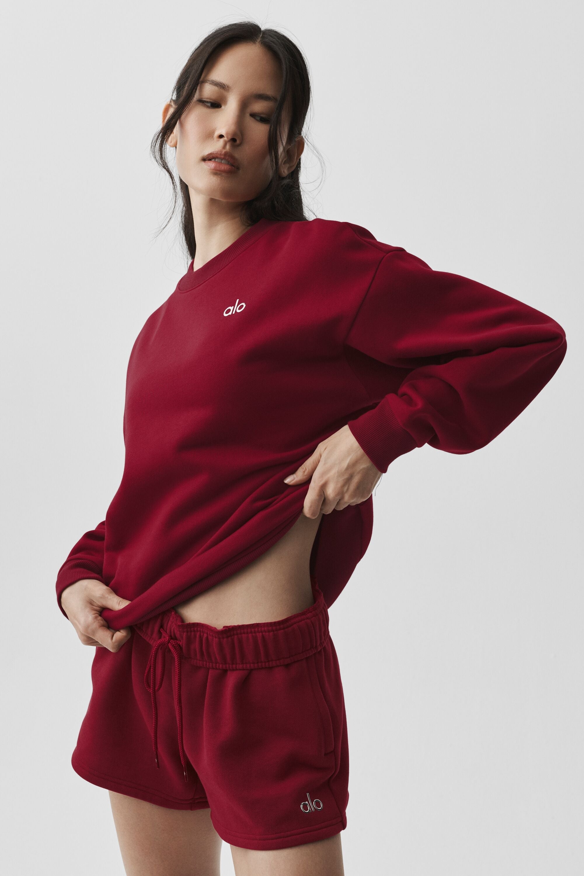 Accolade Crew Neck Pullover - Summer Romance Red image 4
