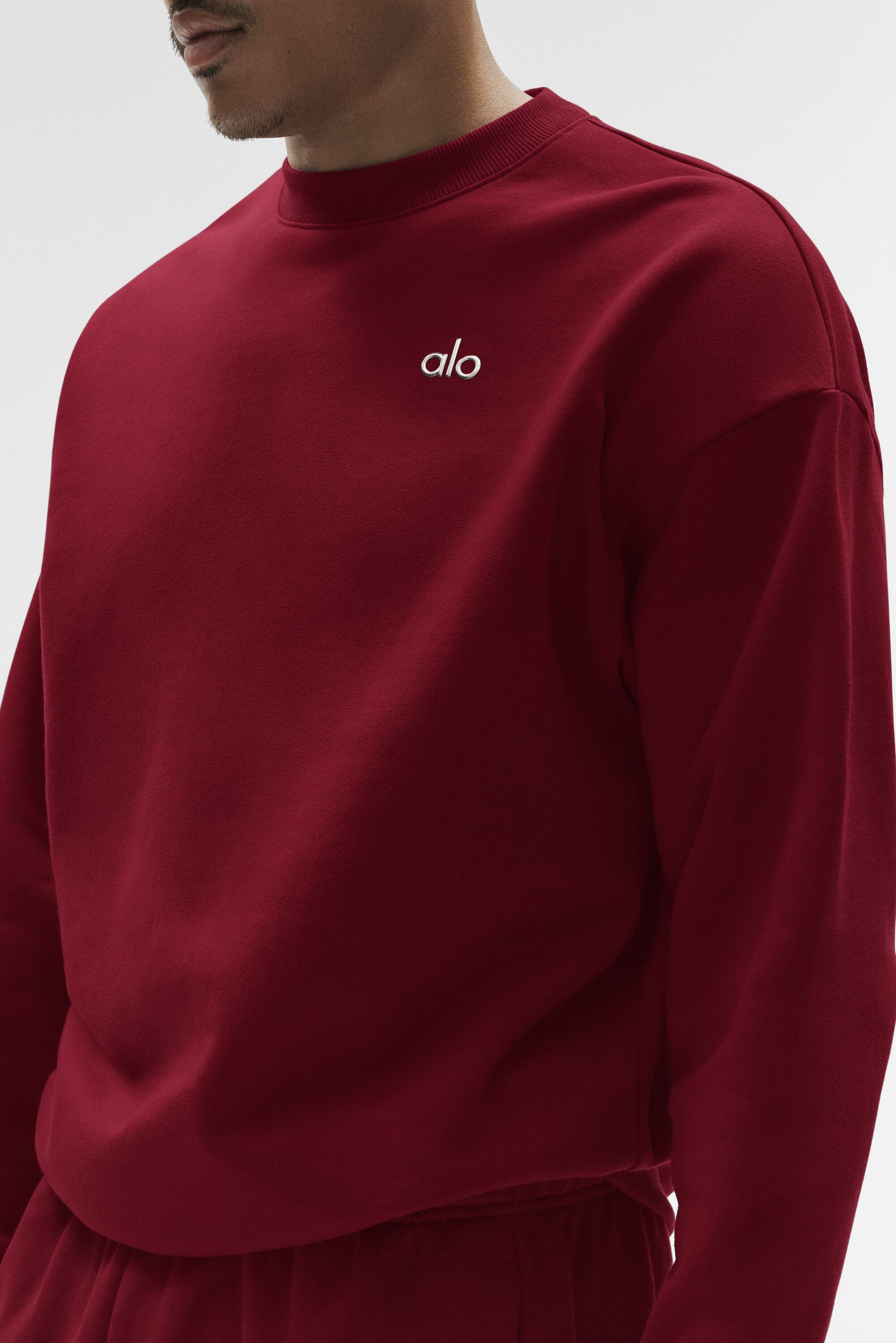 Accolade Crew Neck Pullover - Summer Romance Red image 3