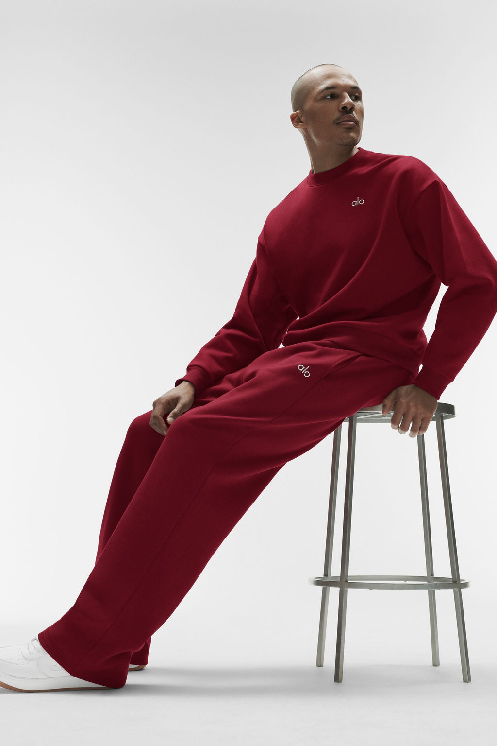 Accolade Crew Neck Pullover - Summer Romance Red image 5