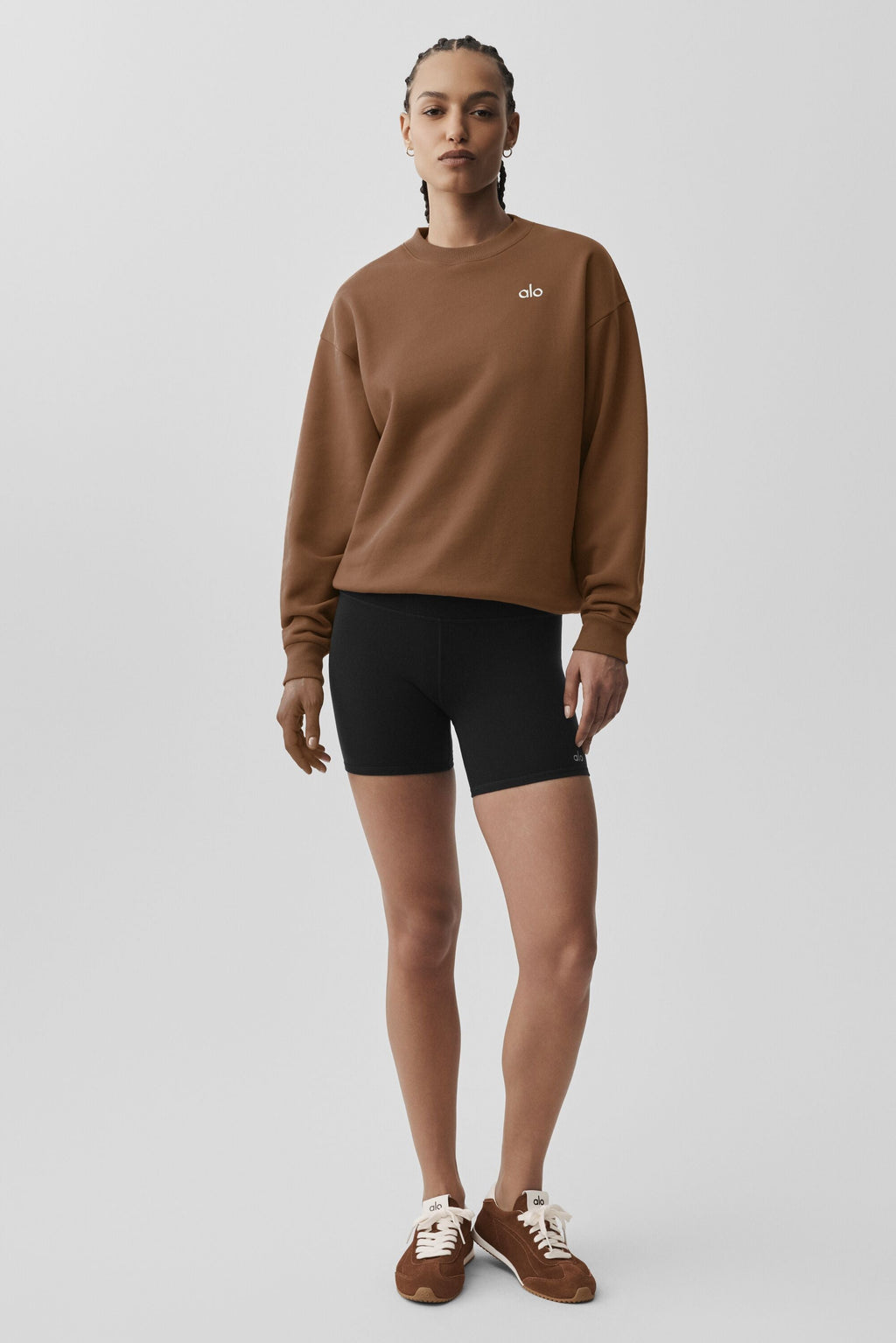 Accolade Crew Neck Pullover - Sun Kissed Brown image 5
