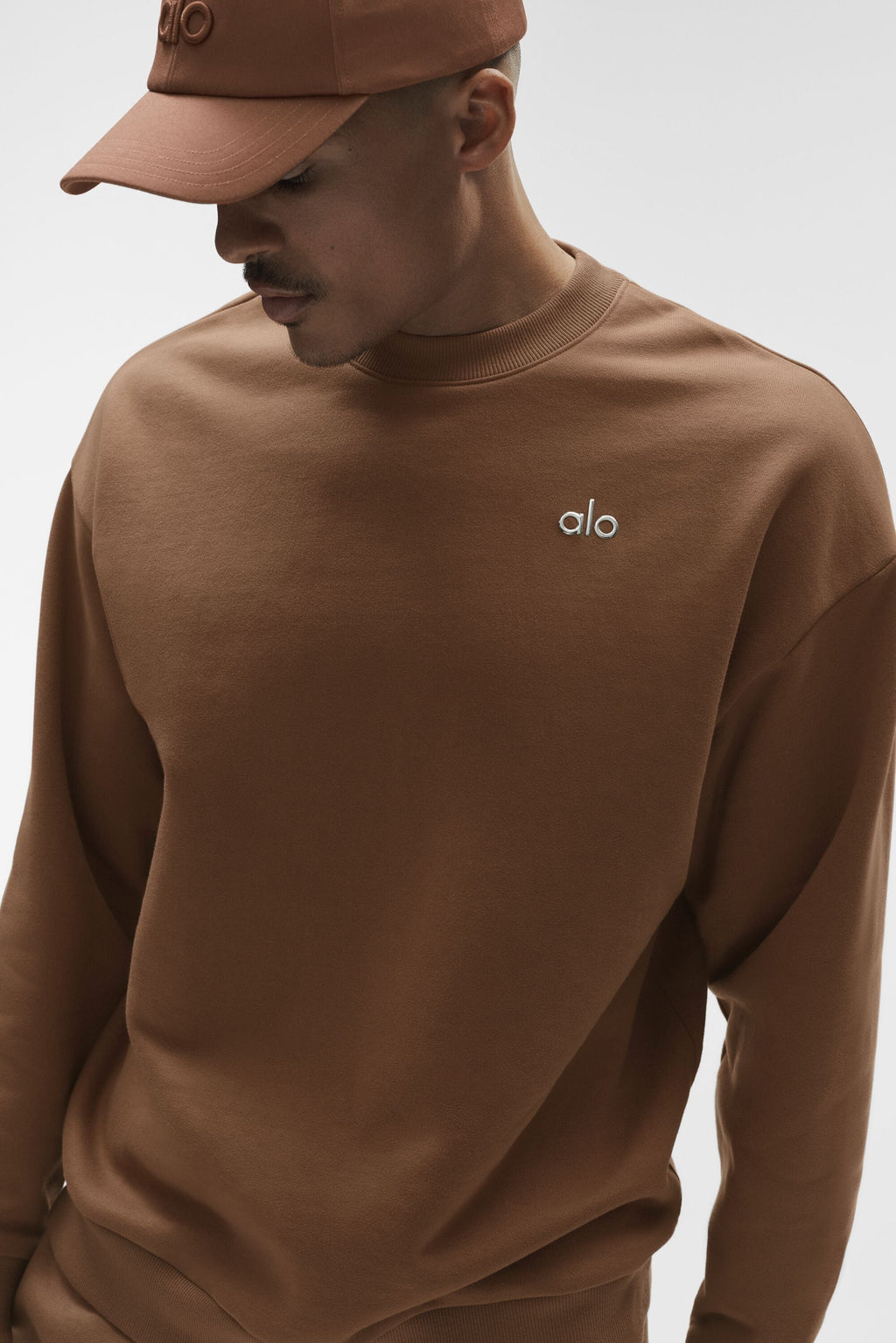 Accolade Crew Neck Pullover - Sun Kissed Brown image 3