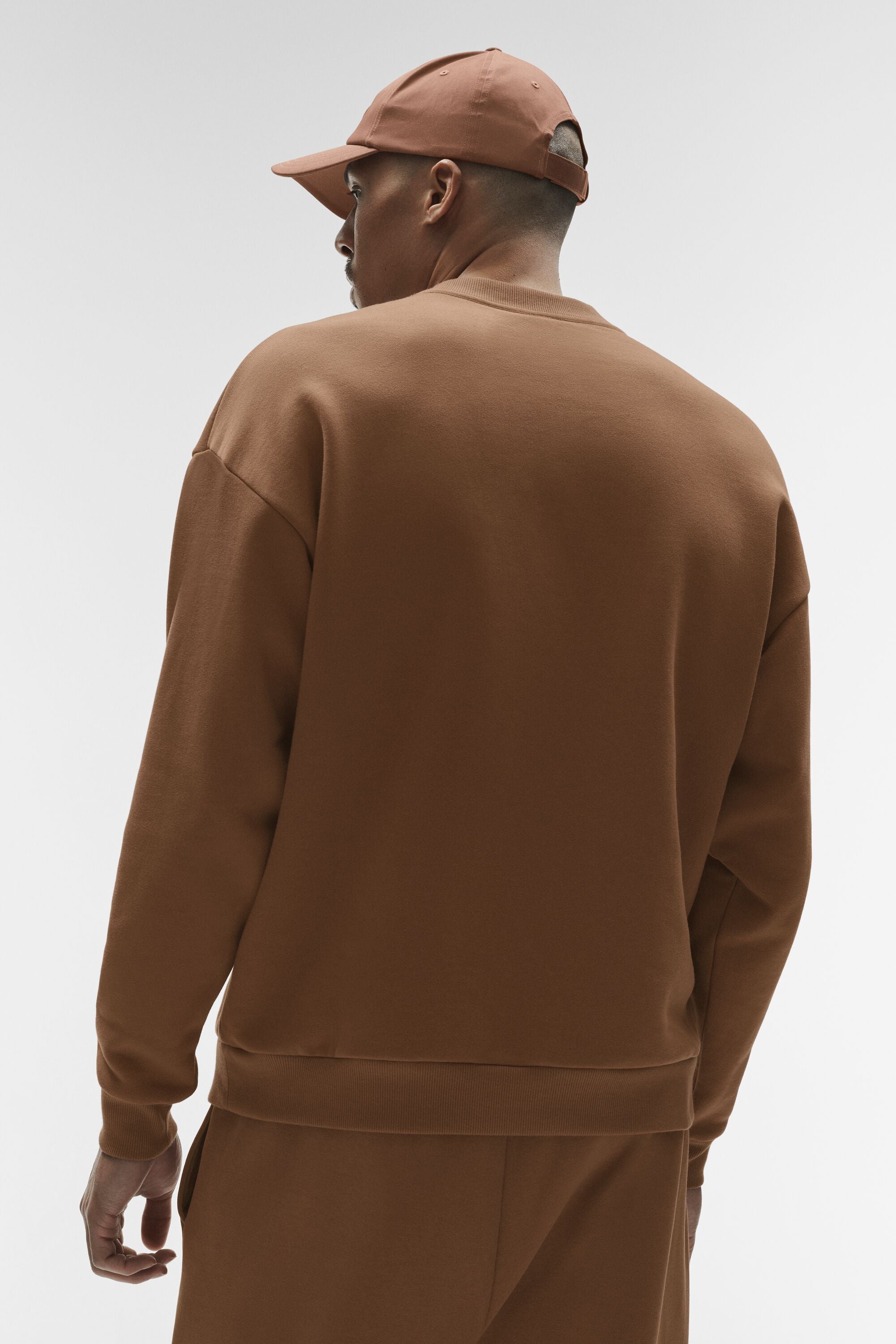 Accolade Crew Neck Pullover - Sun Kissed Brown image 2